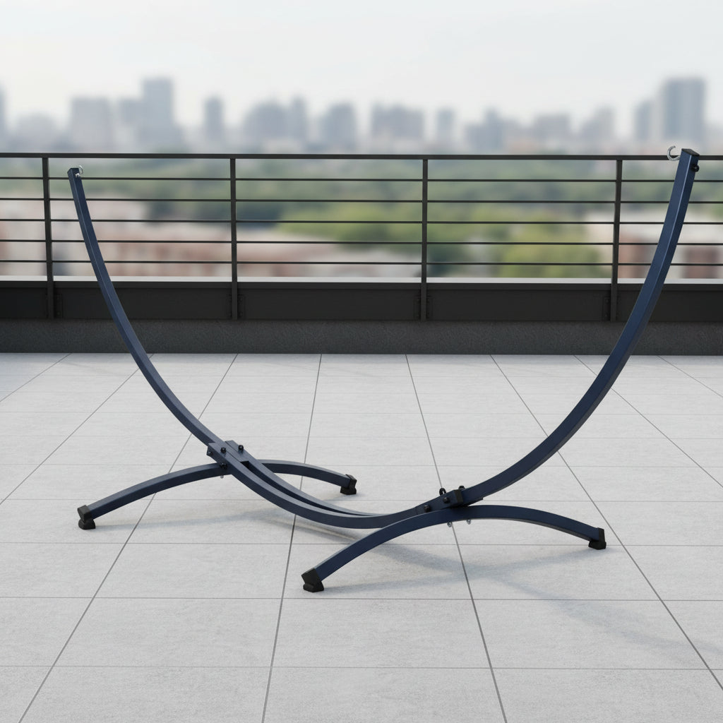 Support Hamac en Acier Inoxydable | Design Élégant et Résistant pour Moments de Détente en Extérieur 0
