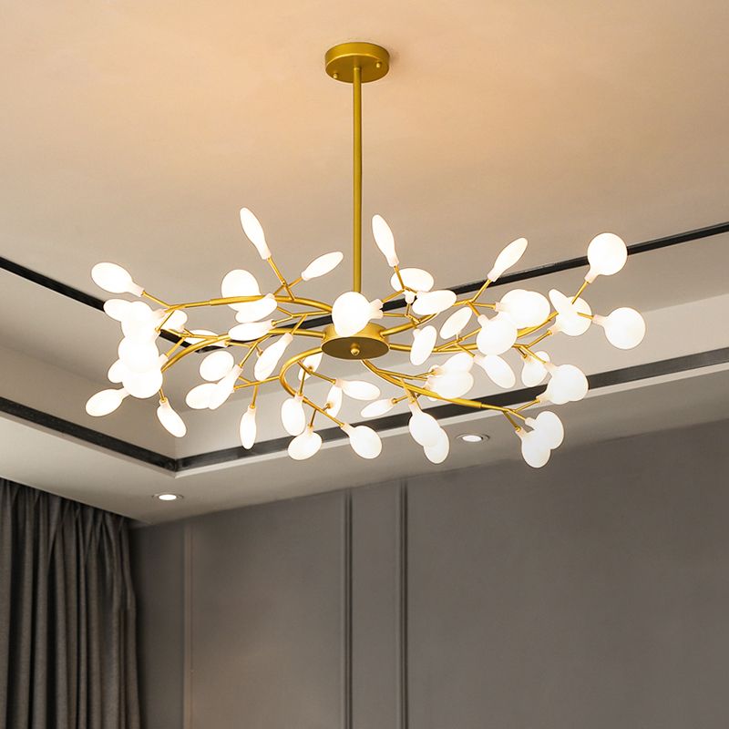 Suspension Design Scandinave en Métal et Verre | Élégance Minimaliste pour une Ambiance Chaleureuse 2