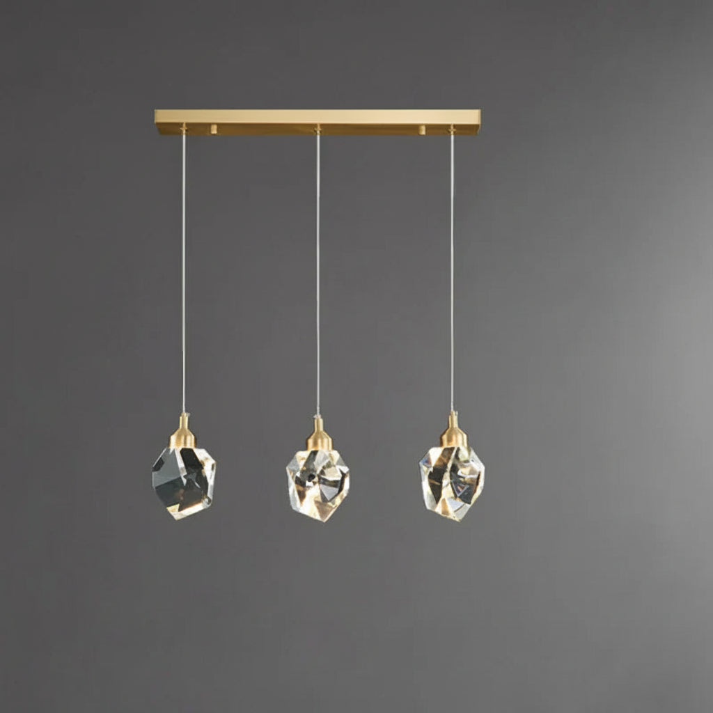 Suspension Élégante en Cristal : Lumière et Luxe Modernes 0