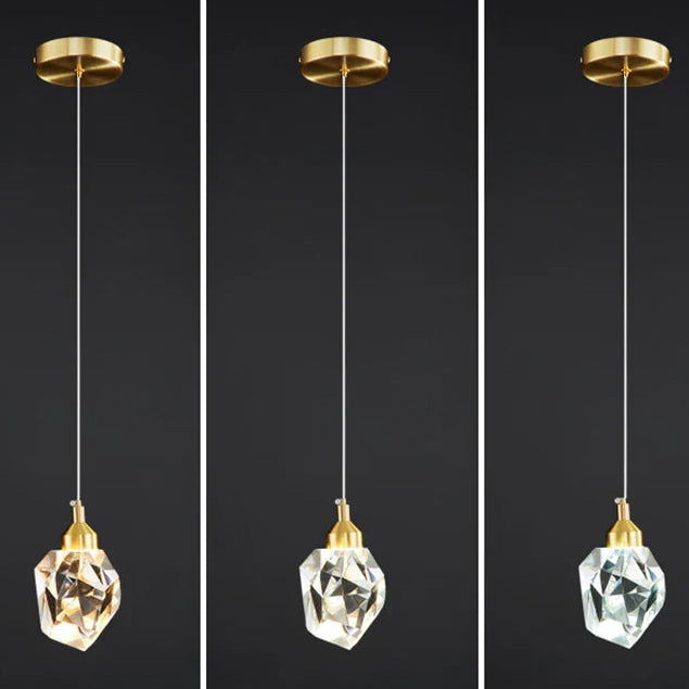 Suspension Élégante en Cristal : Lumière et Luxe Modernes 4