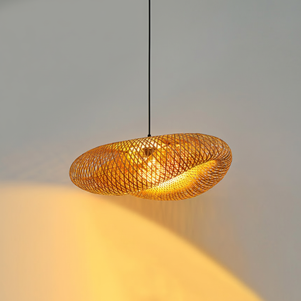 Suspension Élégante en Rotin Tissé – Design Naturel Chic 8