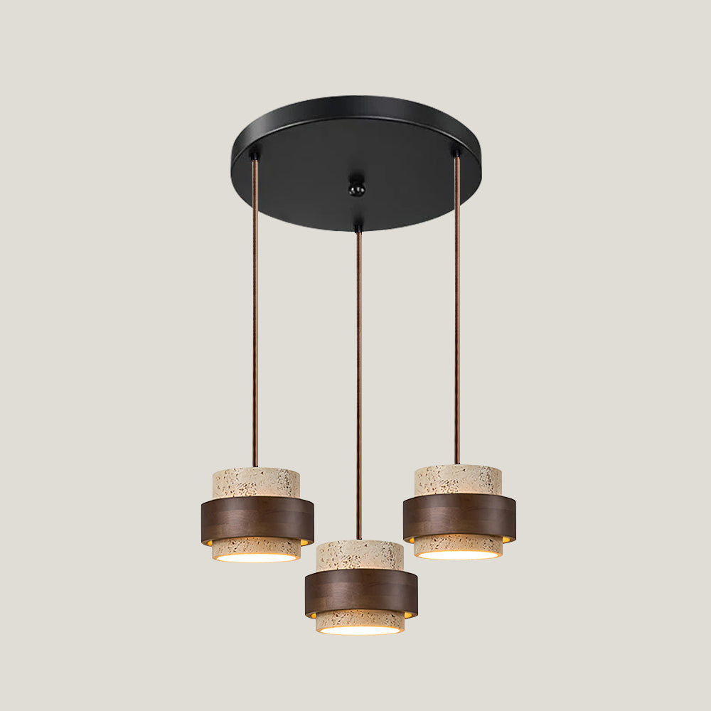 Suspension en Travertin Perra | Élégance Naturelle et Design Contemporain pour un Éclairage Ambiant 11