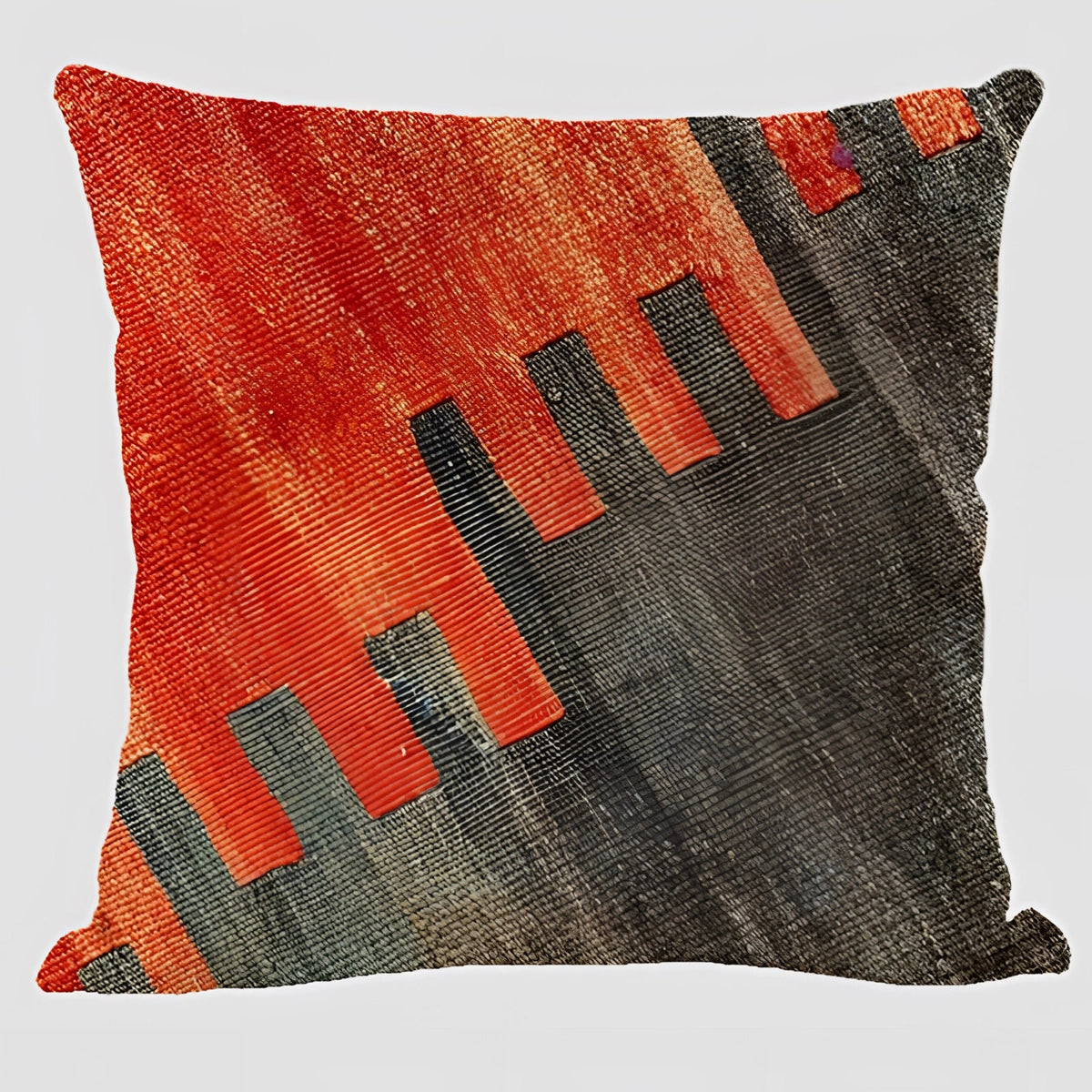 Kilim Linen Cushion Cover, Bohemian Style