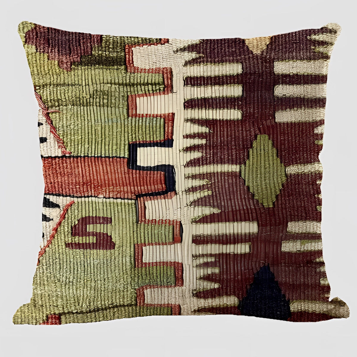 Kilim Linen Cushion Cover, Bohemian Style