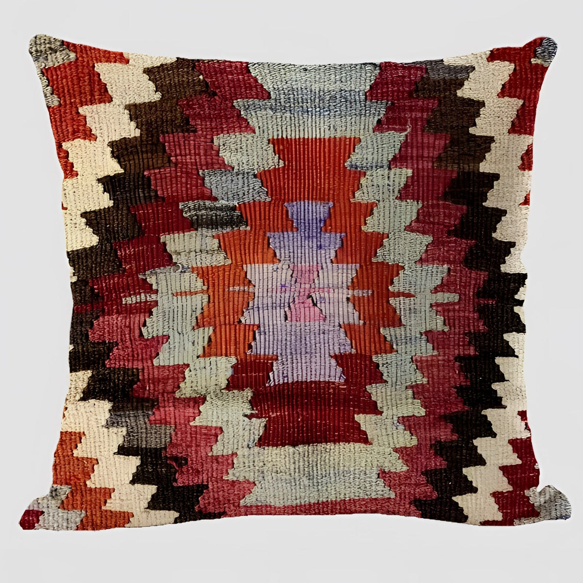 Kilim Linen Cushion Cover, Bohemian Style