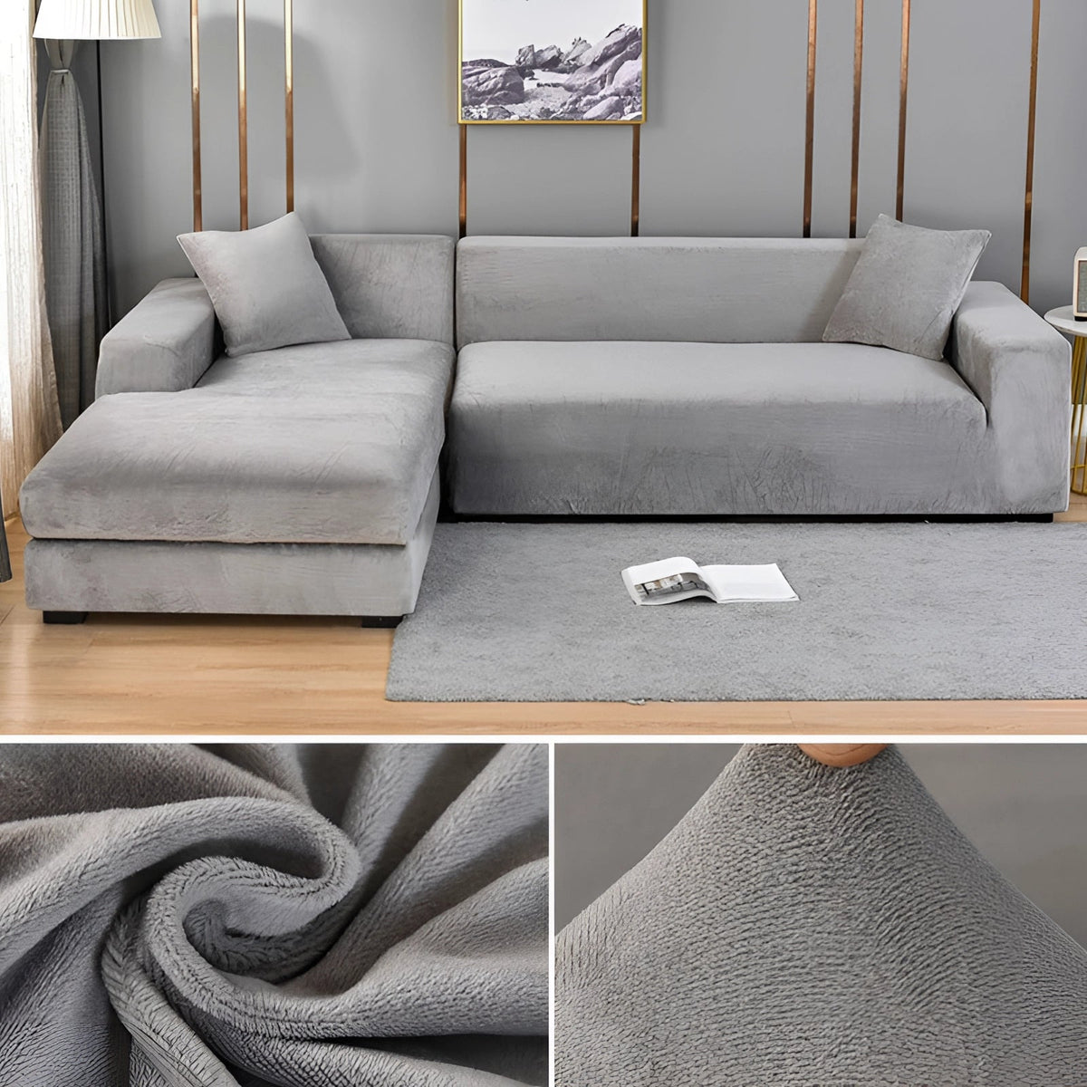 Housse de canapé extensible, de 1 à 4 places