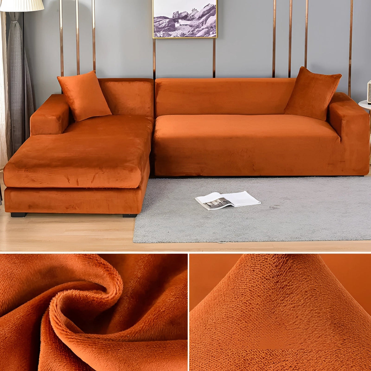 Housse de canapé extensible, de 1 à 4 places