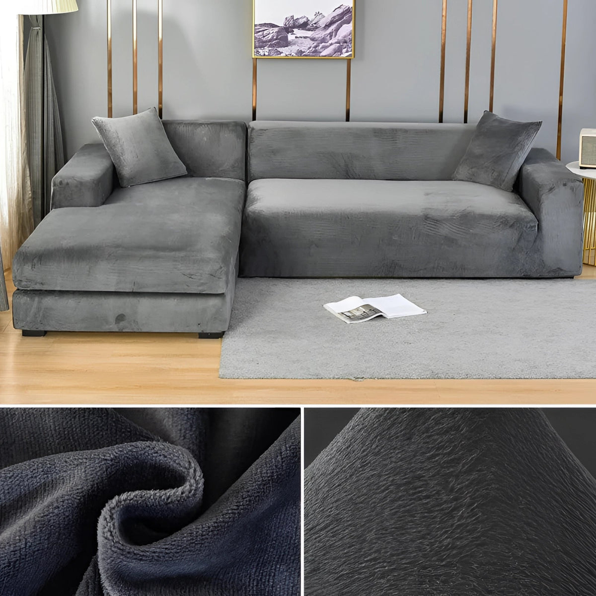 Housse de canapé extensible, de 1 à 4 places