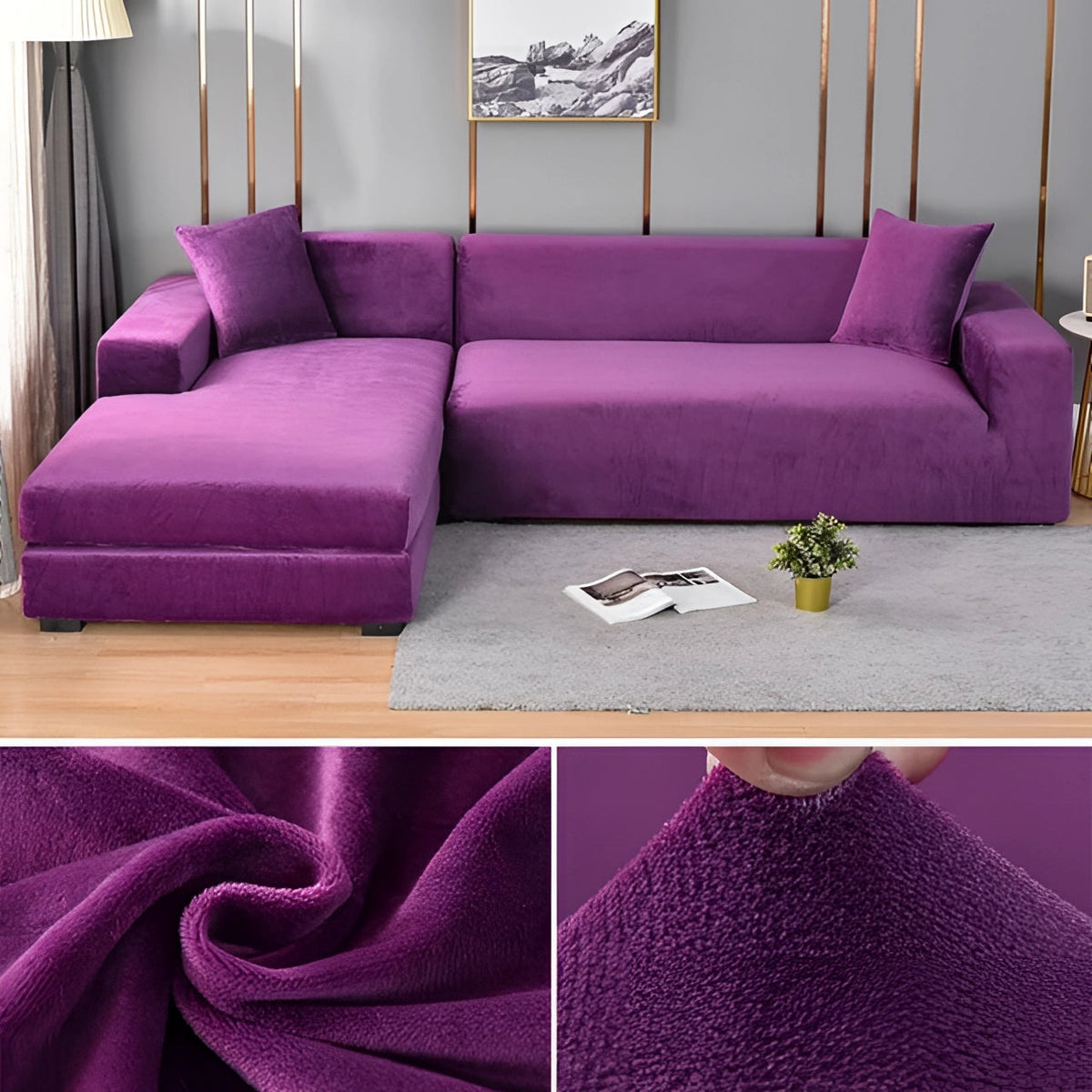 Housse de canapé extensible, de 1 à 4 places
