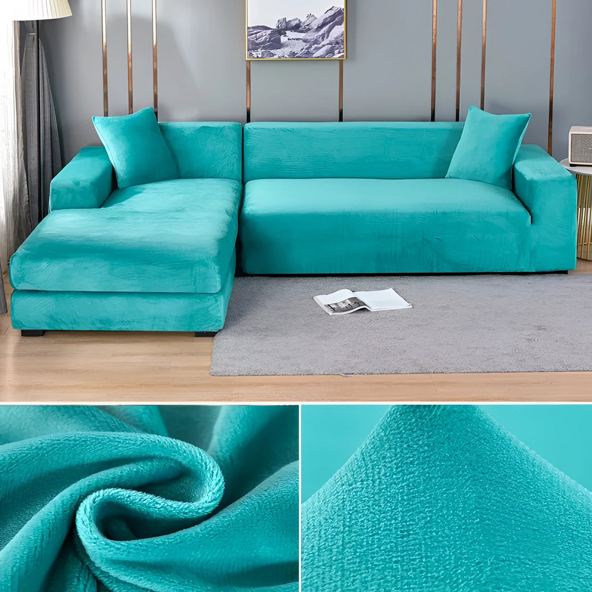 Housse de canapé extensible, de 1 à 4 places