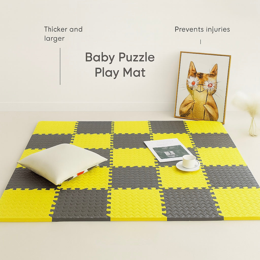 Tapis Puzzle en Mousse EVA Antidérapant | Confort Luxueux et Sûr pour Enfants jusqu'à 12 Ans 3