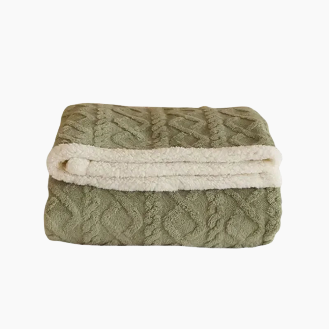 Thick Fleece Blanket - Reversible Sherpa Warmth 4