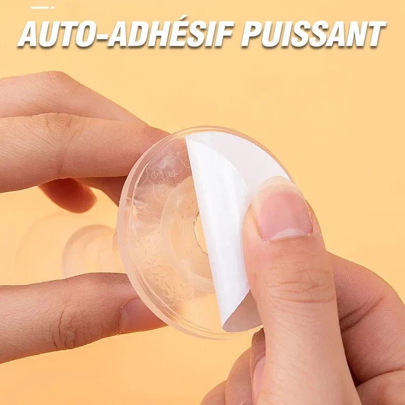 Clear Self-Adhesive Wall Door Stop