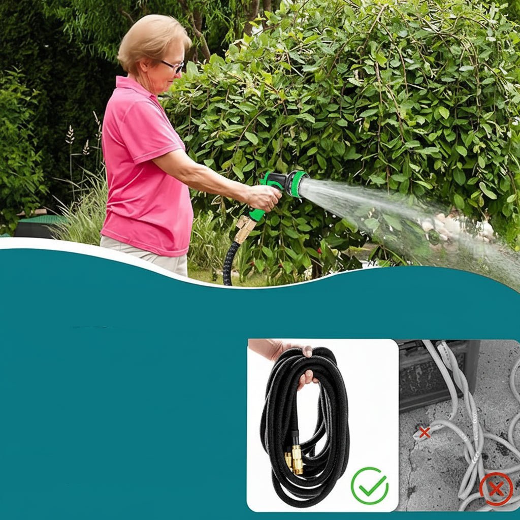Tuyau Arrosage Extensible 30M en TPE Durable | Design Élégant pour un Jardinage Sans Effort 2