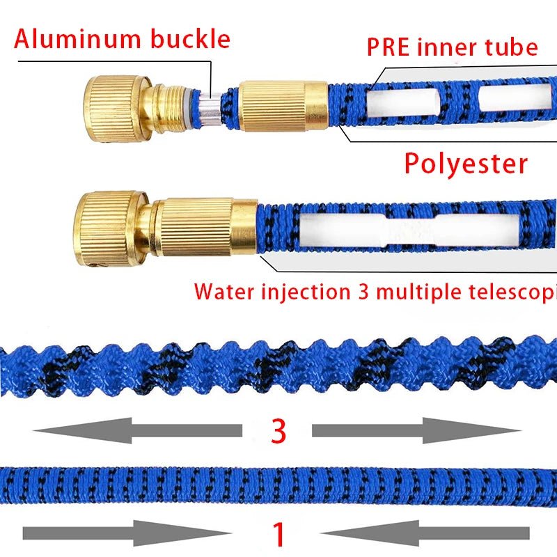 Tuyau Arrosage Extensible 30M en TPE Durable | Design Élégant pour un Jardinage Sans Effort 6
