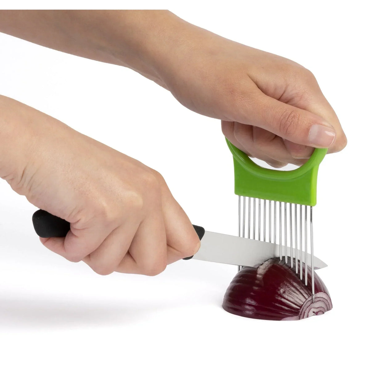 OnionMaster - Coupe-Oignons en Acier Inoxydable
