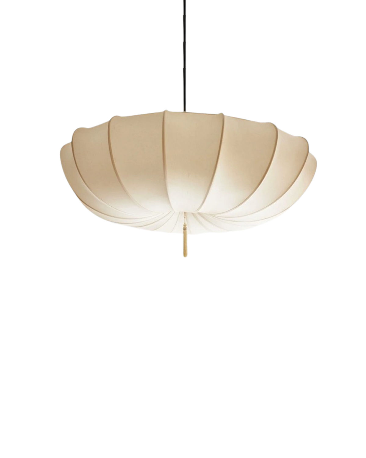 Suspension nuage en tissu et fer, 40 ou 50 cm