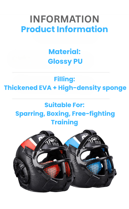 Infratherm Casque Protection Tête Arts Martiaux