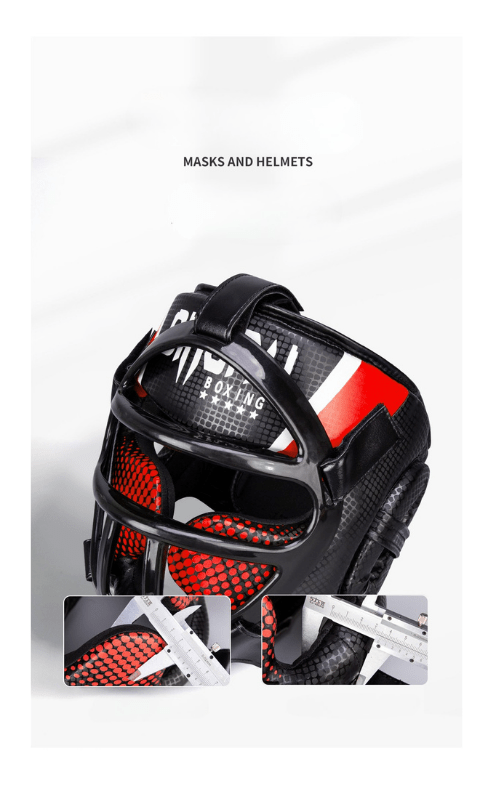 Infratherm Casque Protection Tête Arts Martiaux