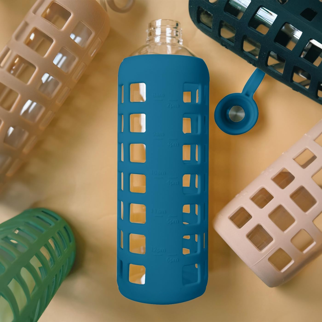 HydraFlow – Gourde Verre Indicateur de Temps