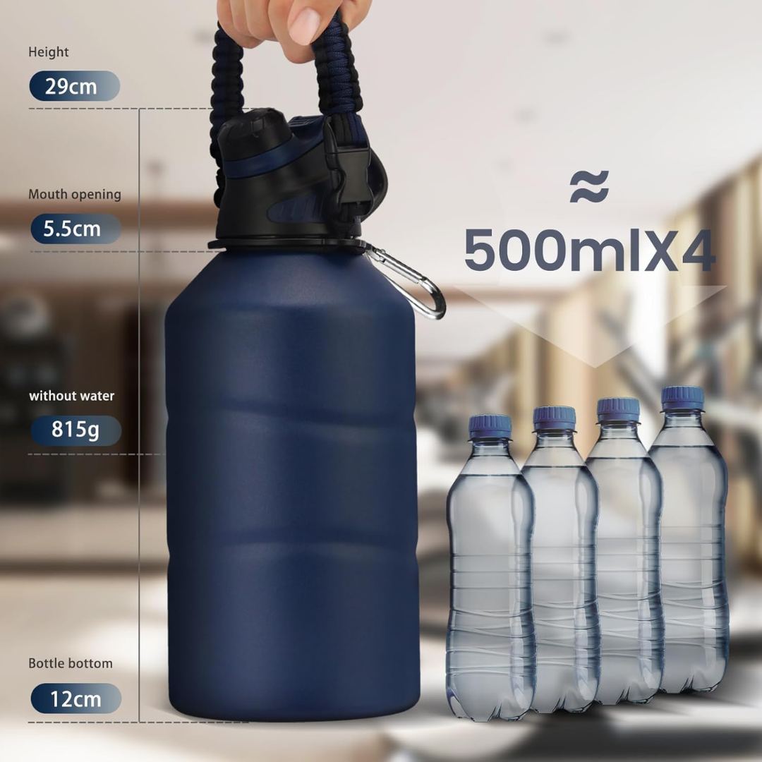 HydroGuard - Gourde Isotherme 1,9 L Magnétique