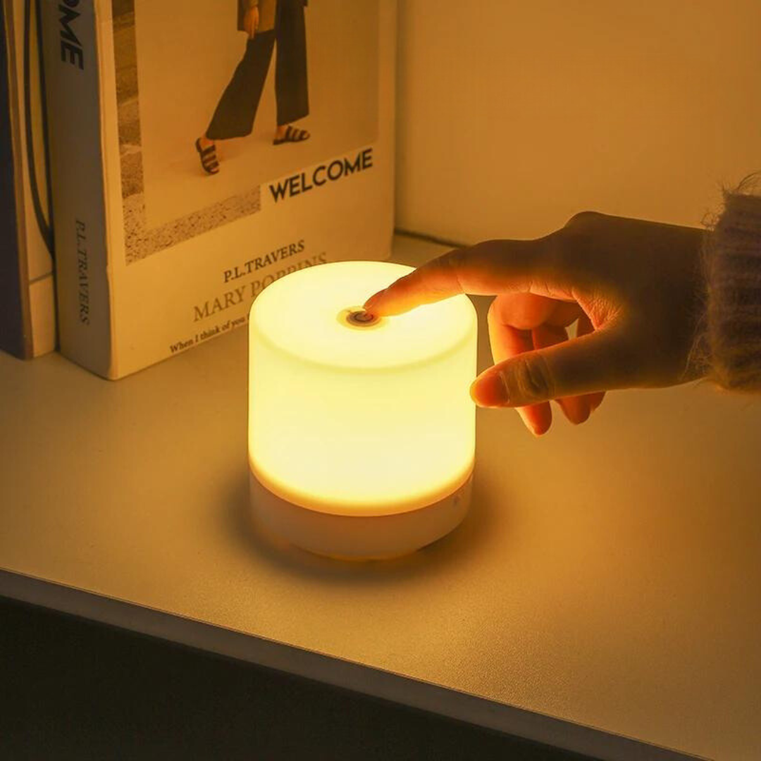 Veilleuse LED compacte à variation tactile, USB