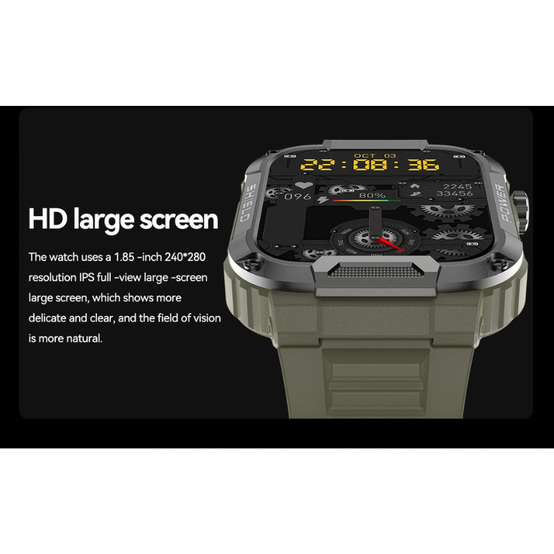 ForceGuard Watch - Montre Connectée Ultra-Robuste