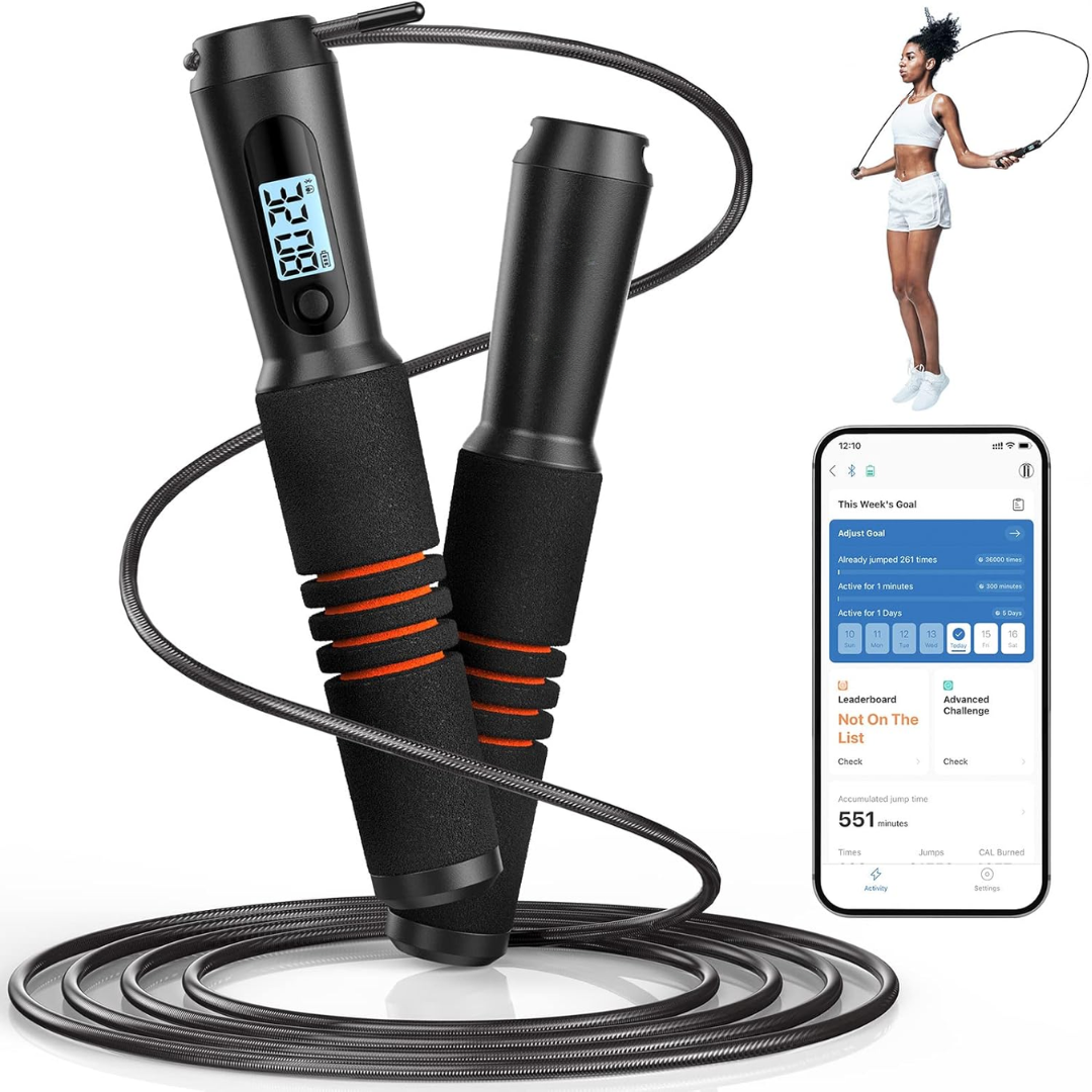 JumpFit – Corde Connectée sans Nœud