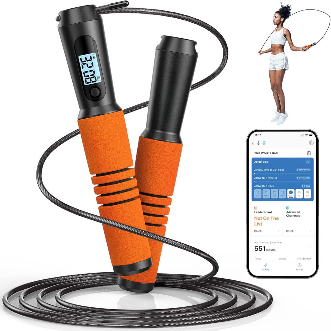 JumpFit – Corde Connectée sans Nœud