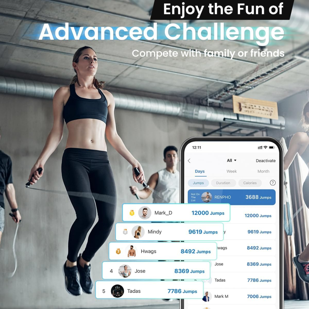 JumpFit – Corde Connectée sans Nœud