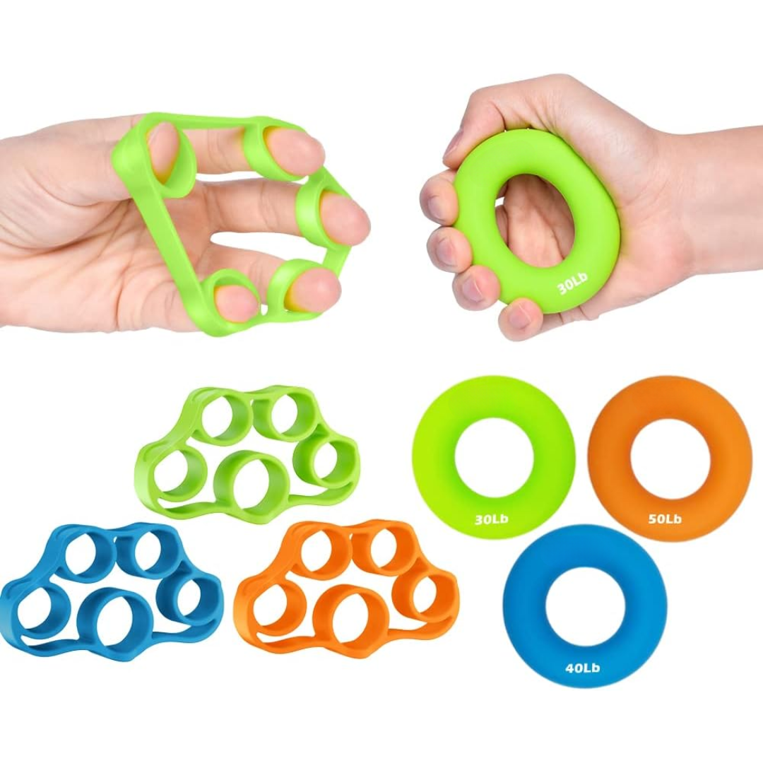 PowerGrip Set – Kit Renforçateurs Main 6 Pcs