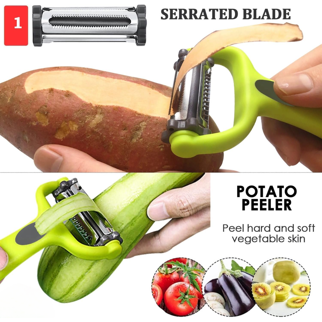 VeggieMaster - Économe Julienne 3 en 1