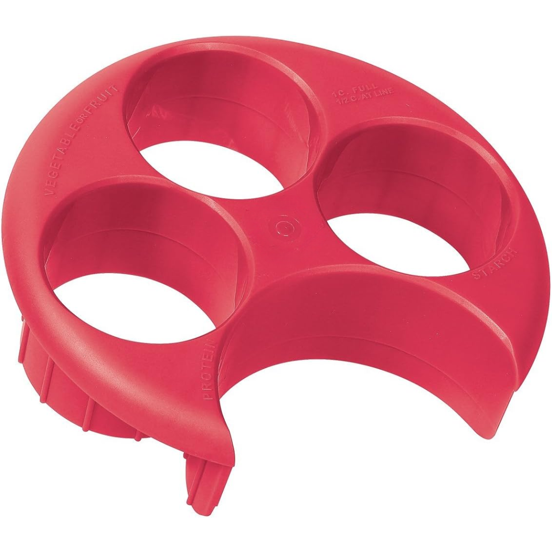 PortionPerfect - Assiette à Compartiments et 3 Boîtes