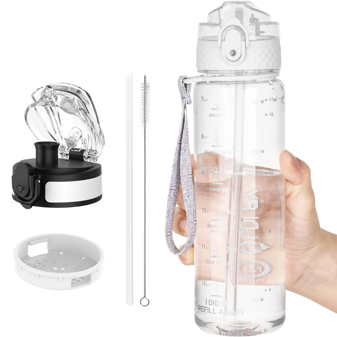 EcoFlow – Gourde Tritan Réutilisable Paille
