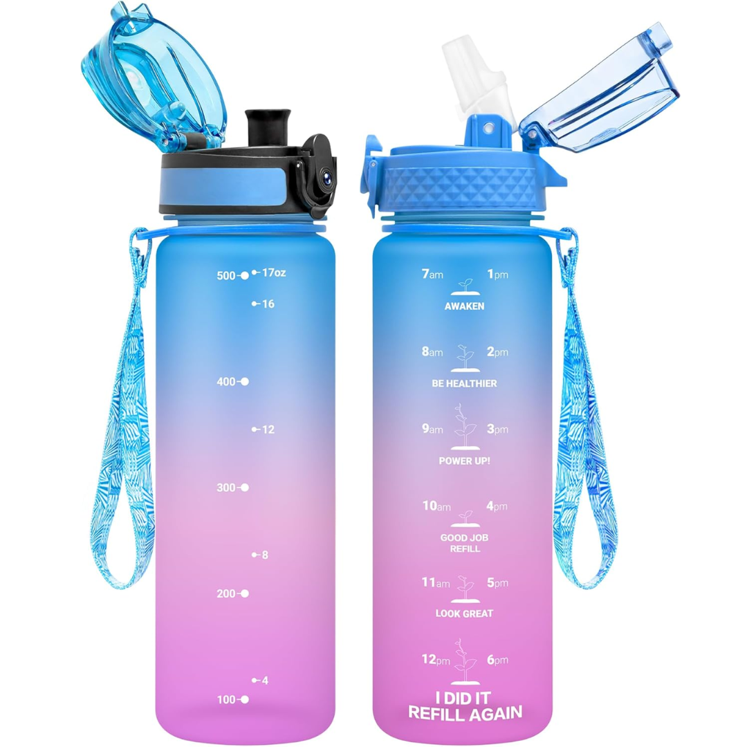 EcoFlow – Gourde Tritan Réutilisable Paille