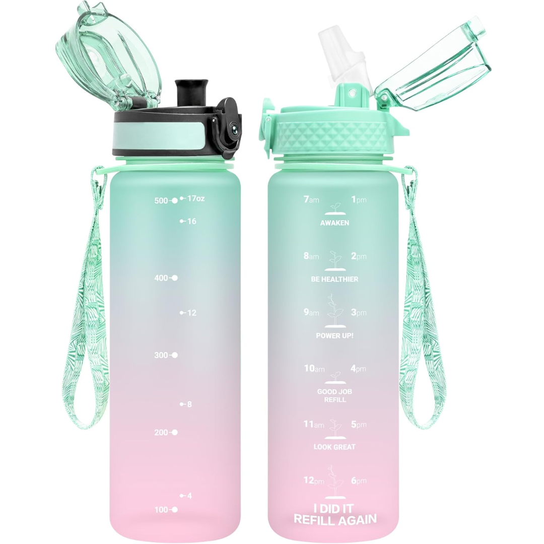 EcoFlow – Gourde Tritan Réutilisable Paille