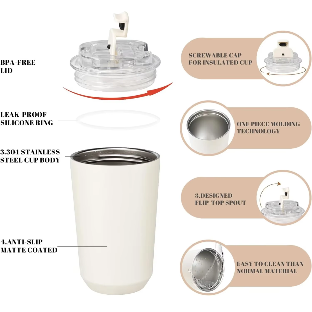 PureSip - Mug Isotherme en Inox 500 ml
