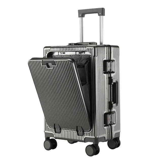 Valise Cabine Élégante en ABS avec Port USB Intégré | Design Raffiné et Pratique pour un Voyage Confortable 6