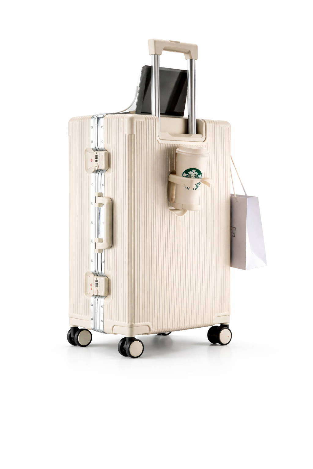 Valise Cabine Élégante en ABS avec Port USB Intégré | Design Raffiné et Pratique pour un Voyage Confortable 8