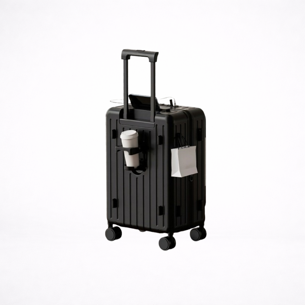 Valise Cabine Latérale en Coque Renforcée | Accessoires Intelligents pour Voyageurs Modernes 1