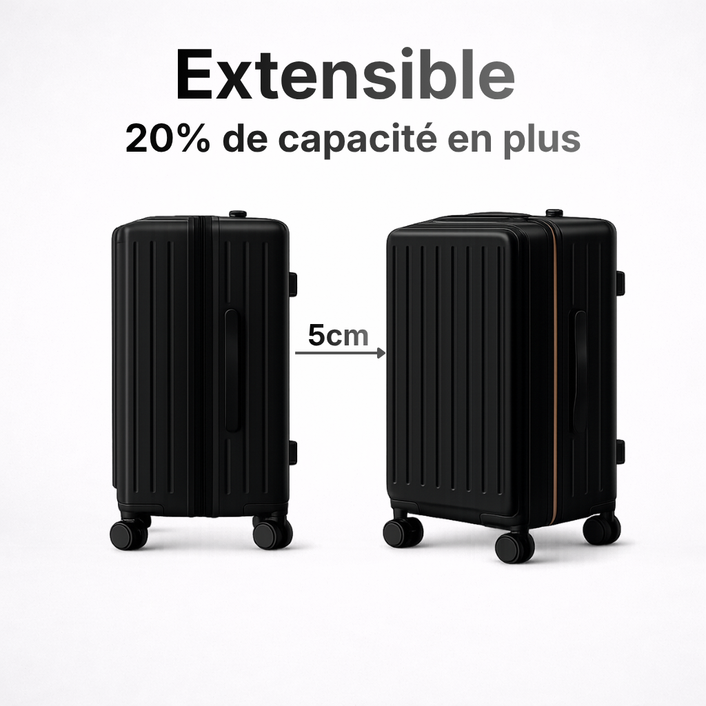 Valise Cabine Latérale en Coque Renforcée | Accessoires Intelligents pour Voyageurs Modernes 5