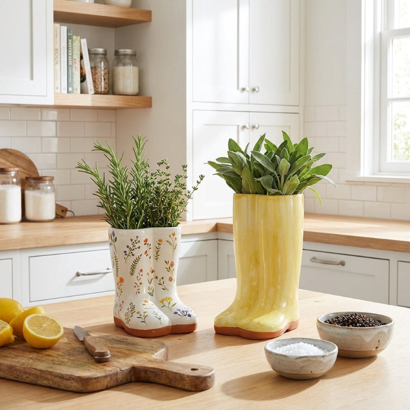 Vase Décoratif en Céramique Blanc | Design Sculptural Élégant pour un Intérieur Raffiné 6