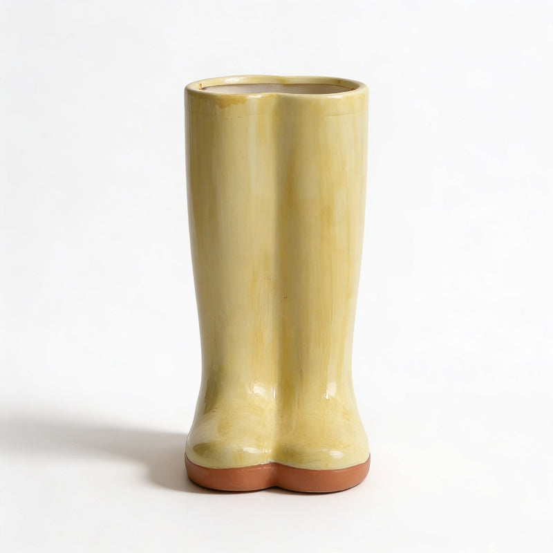 Vase Décoratif en Céramique Blanc | Design Sculptural Élégant pour un Intérieur Raffiné 9