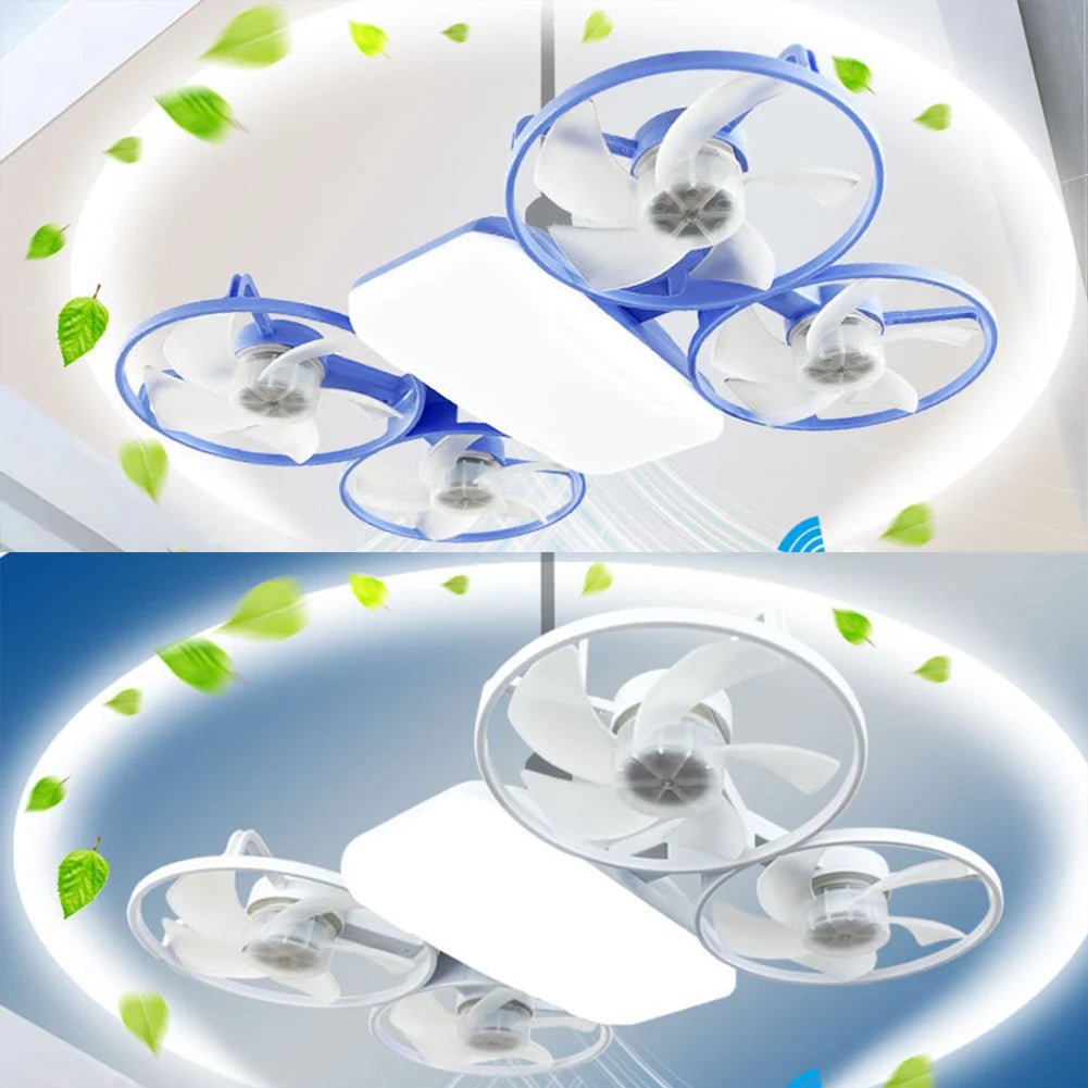 Ventilateur Plafond Silencieux avec Éclairage LED | Design Pliable et Élégant pour un Confort Optimal 6