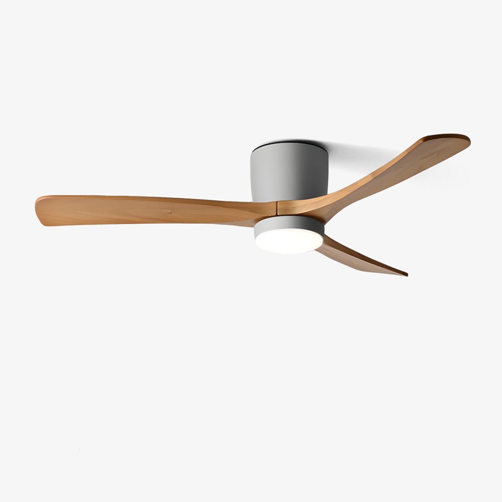 Ventilateur Plafond Silencieux en Bois d'Érable | Élégance Scandinave pour un Confort Optimal 1