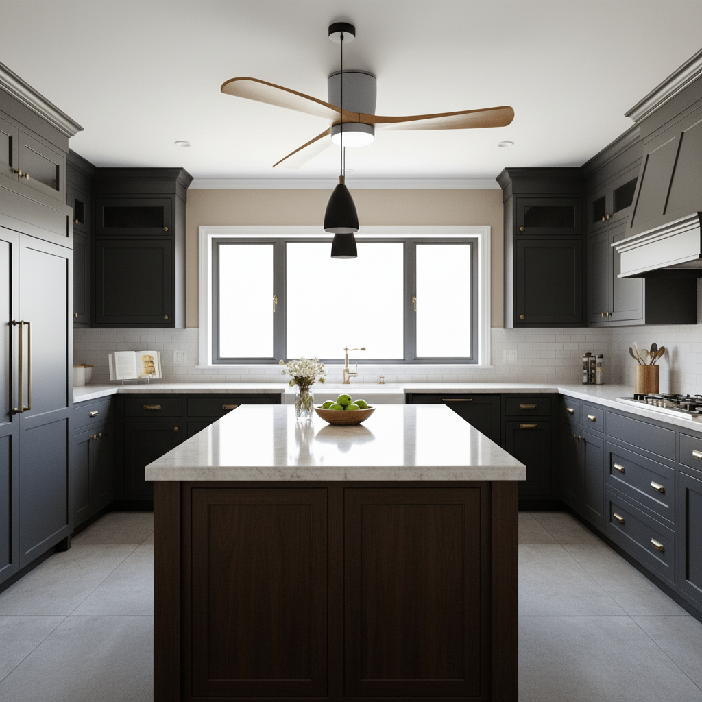 Ventilateur Plafond Silencieux en Bois d'Érable | Élégance Scandinave pour un Confort Optimal 3