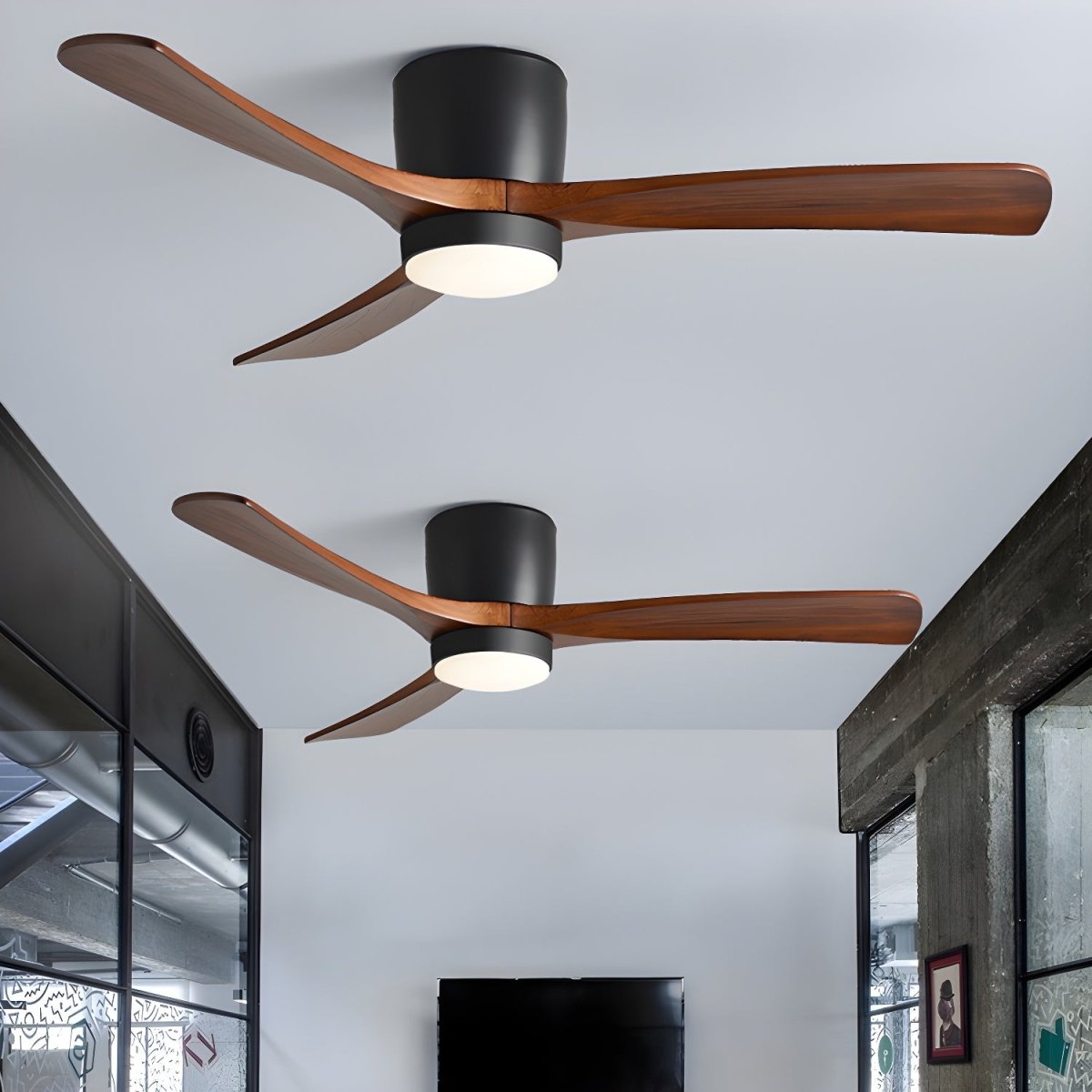 Ventilateur Plafond Silencieux en Bois d'Érable | Élégance Scandinave pour un Confort Optimal 8