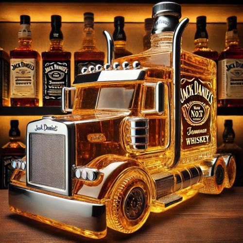 Carafe à Whisky Camion en Verre