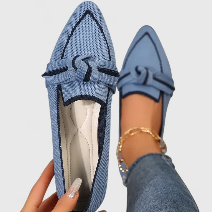Women's Black Loafers - Chic Orthopedic Comfort Shoes for Everyday Style