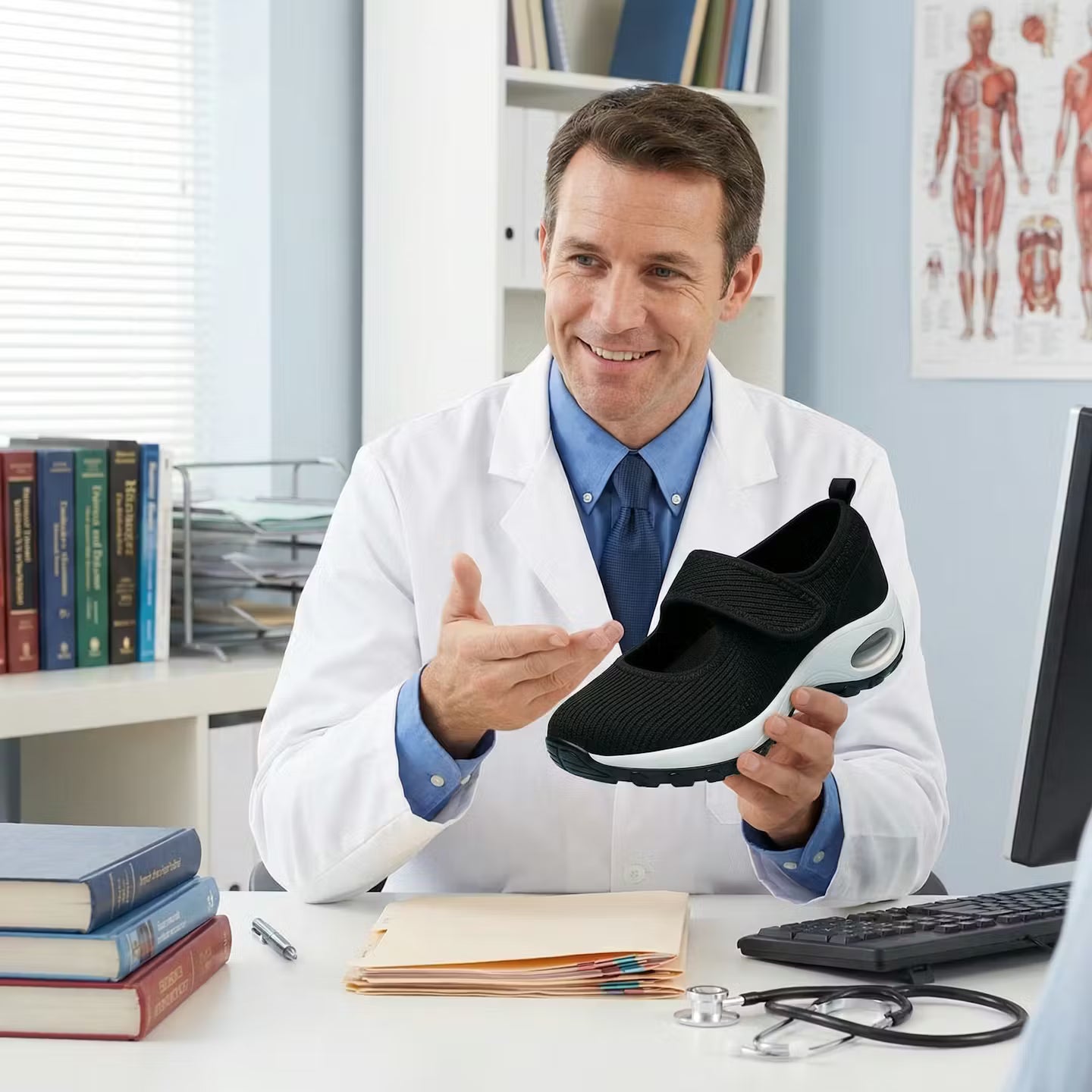Women's Extra-Wide Comfort Shoes - Cushioned Supportive Footwear for Daily Wear